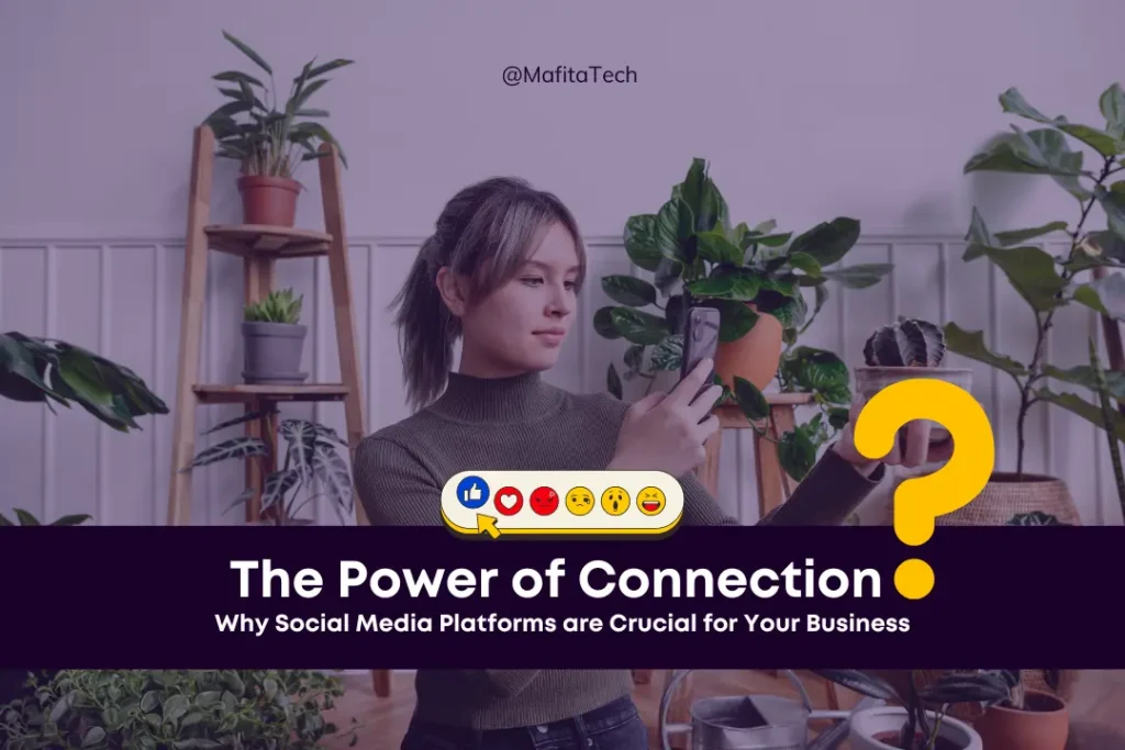 <strong>The Power of Connection: Why Social Media Platforms are Crucial for Your Business</strong>